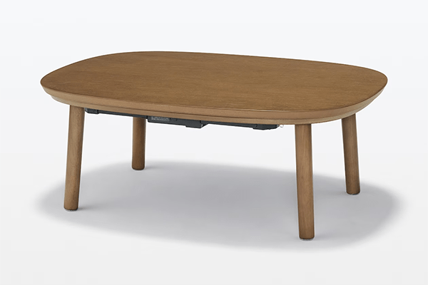 こたつにもなるローテーブル　小〈ダークブラウン〉