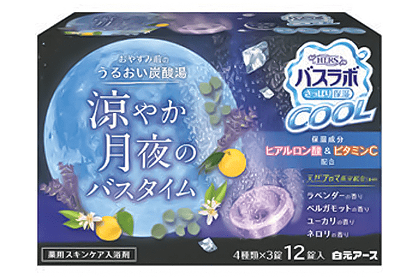 白元アース-HERS バスラボ クール〈涼やか月夜のバスタイム〉