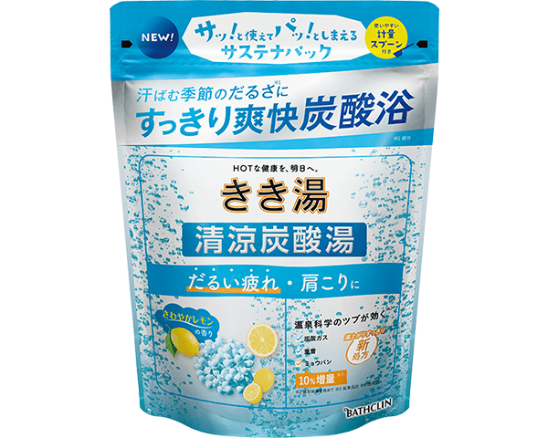 バスクリン-きき湯 清涼炭酸湯〈さわやかレモンの香り〉