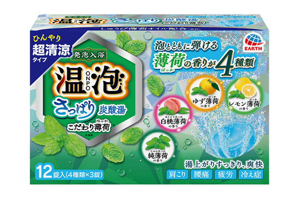 アース製薬-温泡 さっぱり炭酸湯〈こだわり薄荷〉